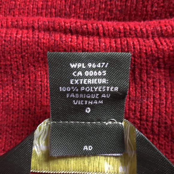 Eddie Bauer Red Toggle-button Collar Sweater - Picture 12 of 15